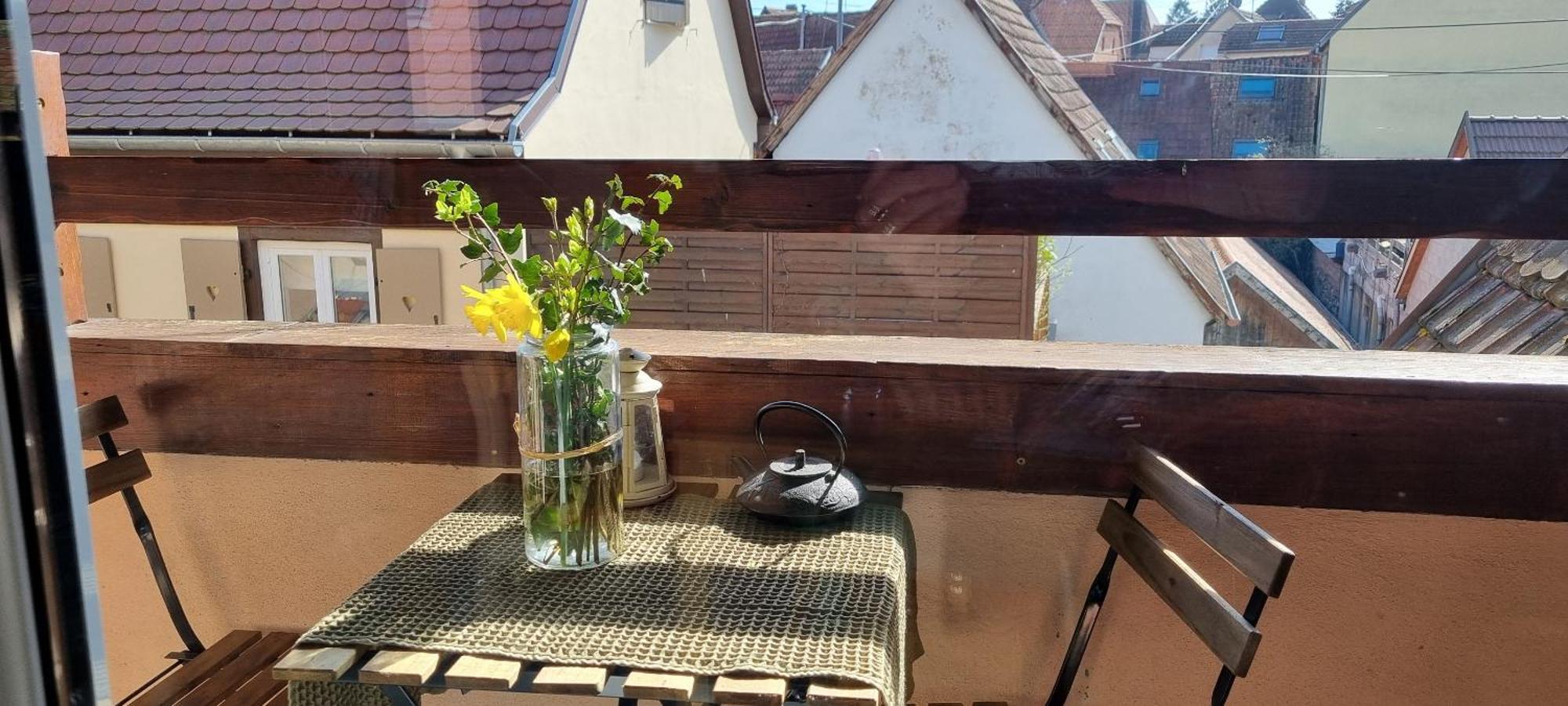Apartmán Au-Dessus Des Toits Plein Centre Avec Vue Sur Les Vignes Barr Exteriér fotografie